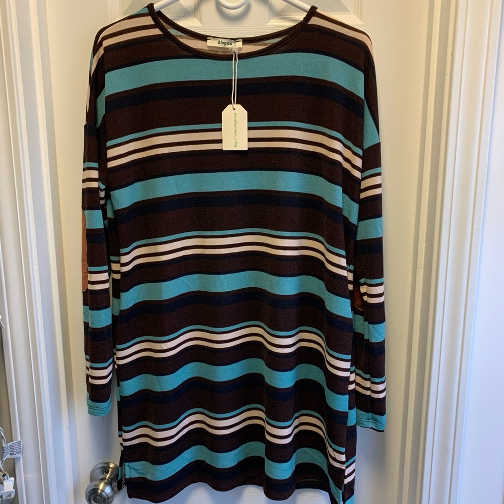 NWT Striped Tunic Top